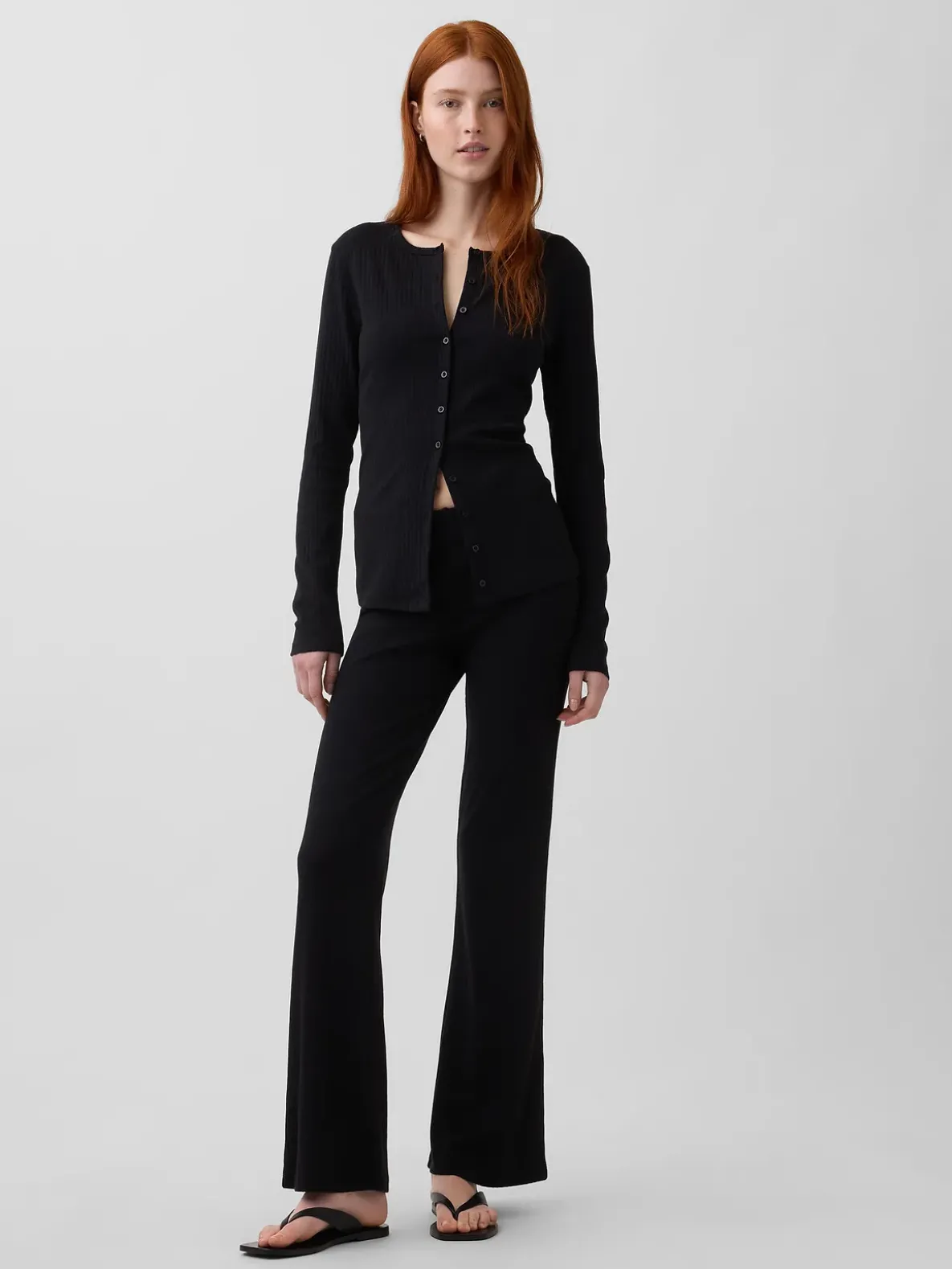 Modern Wide Rib Cardigan