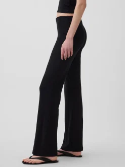 Modern Wide Rib Flare Pants