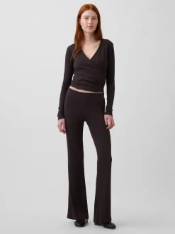 Modern Wide Rib Flare Pants