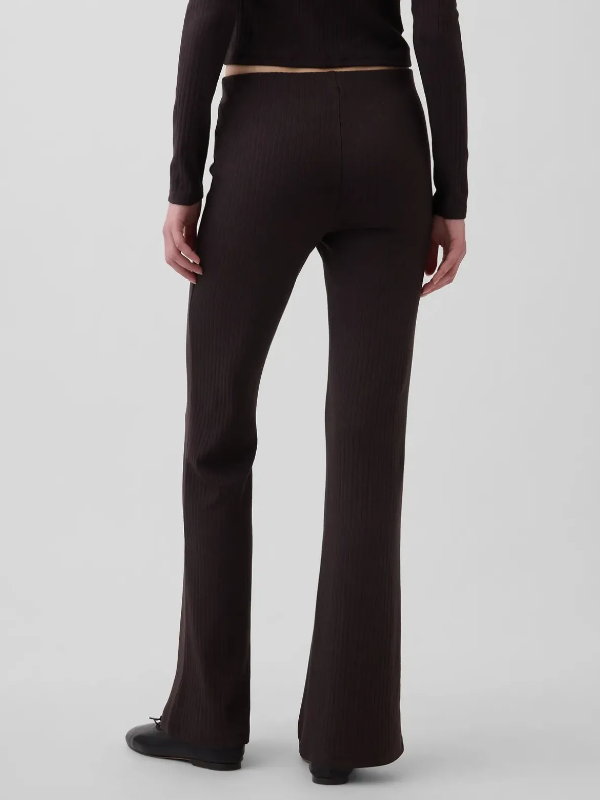 Modern Wide Rib Flare Pants