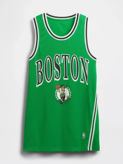 NBA Boston Celtics Recycled Jersey Mini Dress