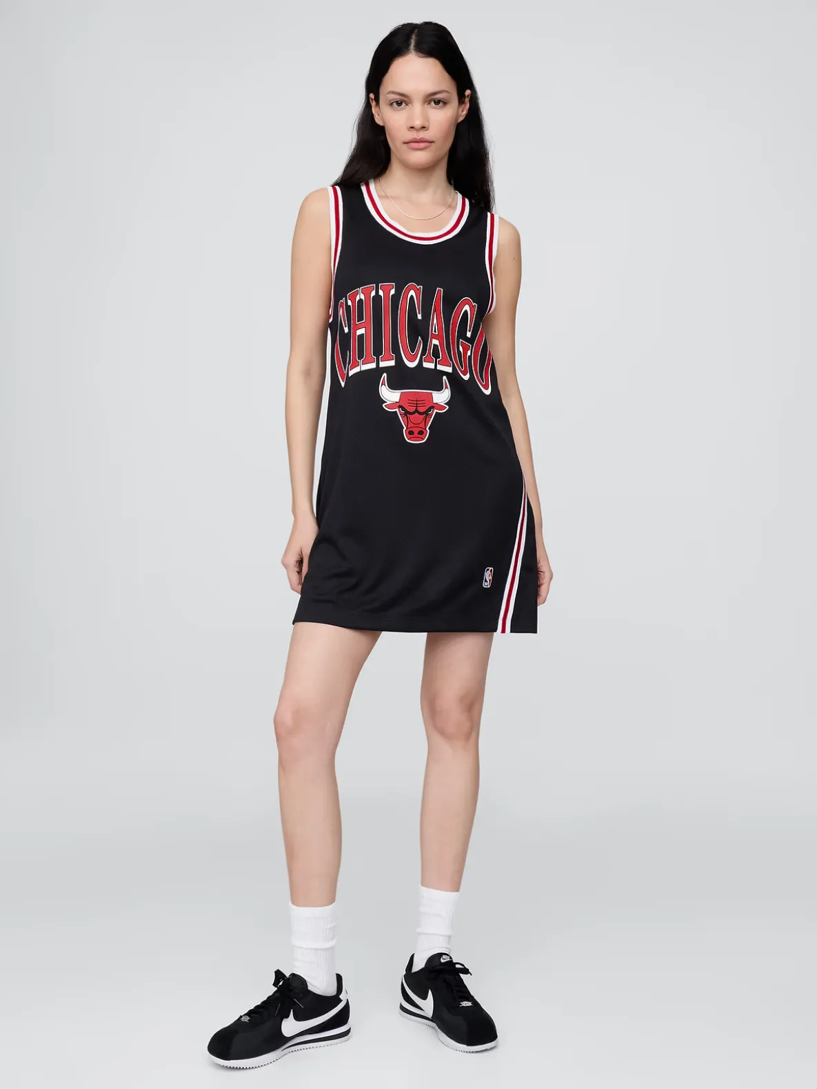 NBA Chicago Bulls Recycled Jersey Mini Dress