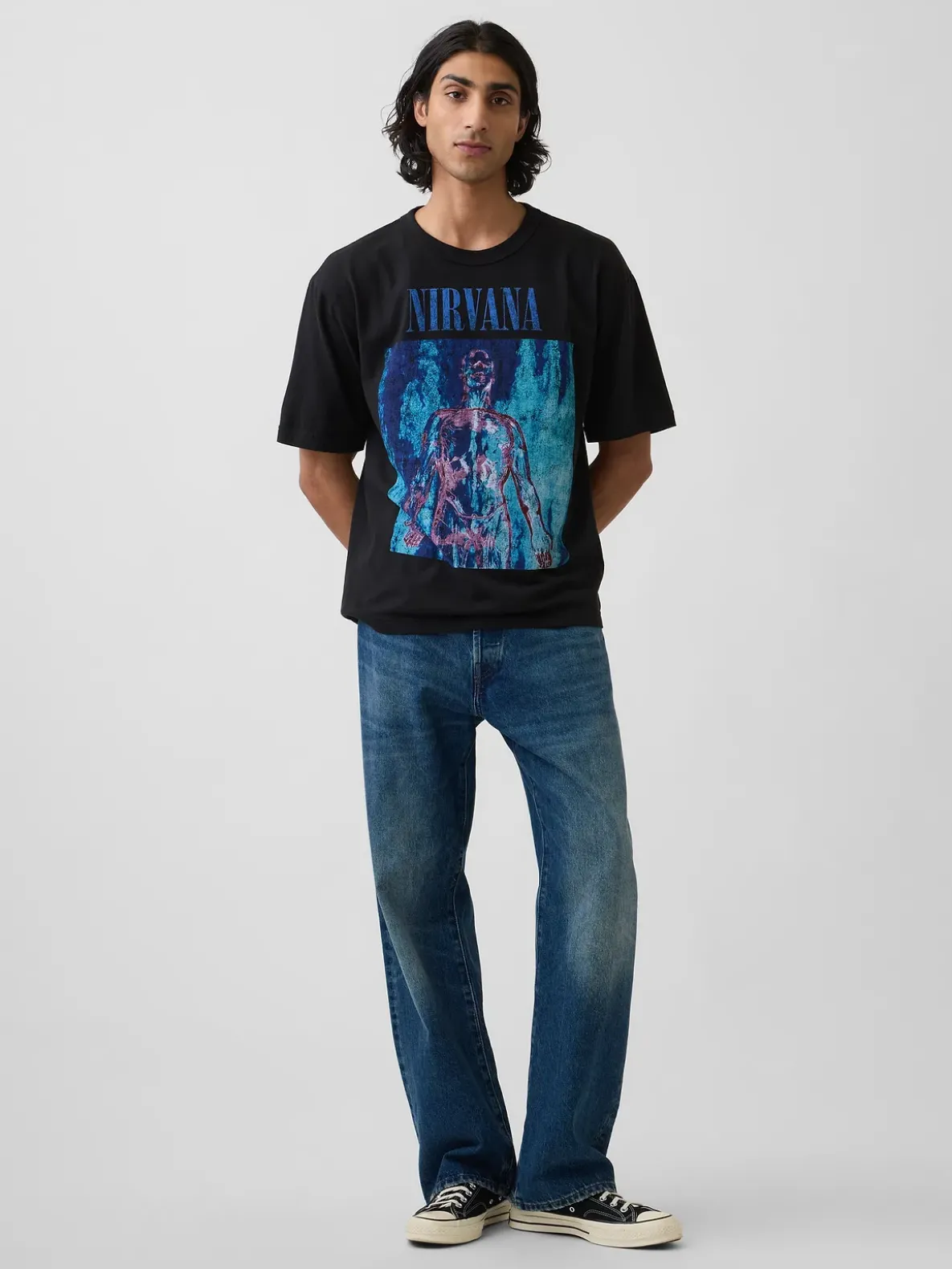 Nirvana Heavyweight Crop Graphic T-Shirt