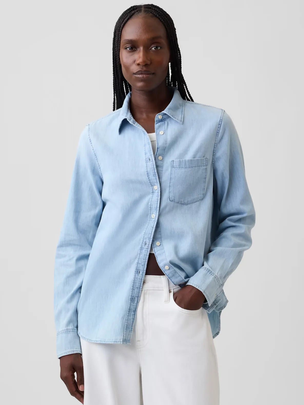 Organic Cotton Denim Classic Shirt