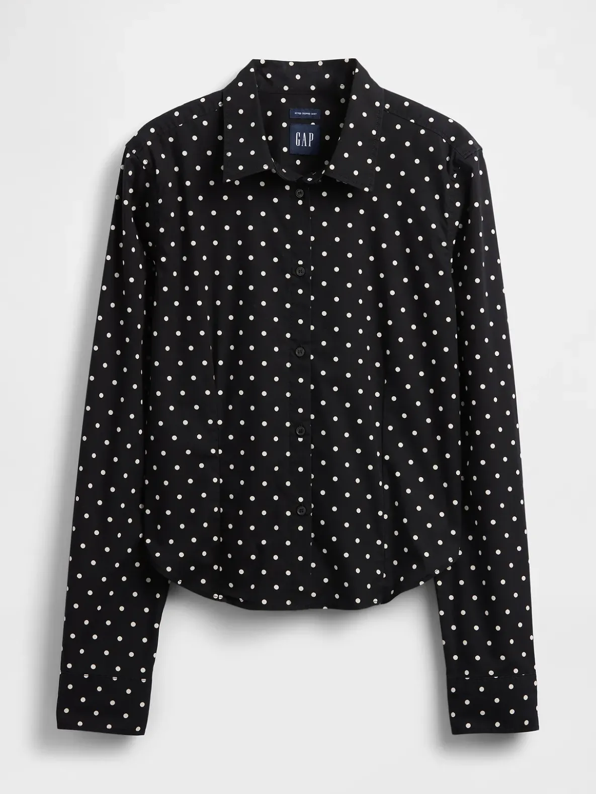 Organic Cotton Fitted Crop Shirt
