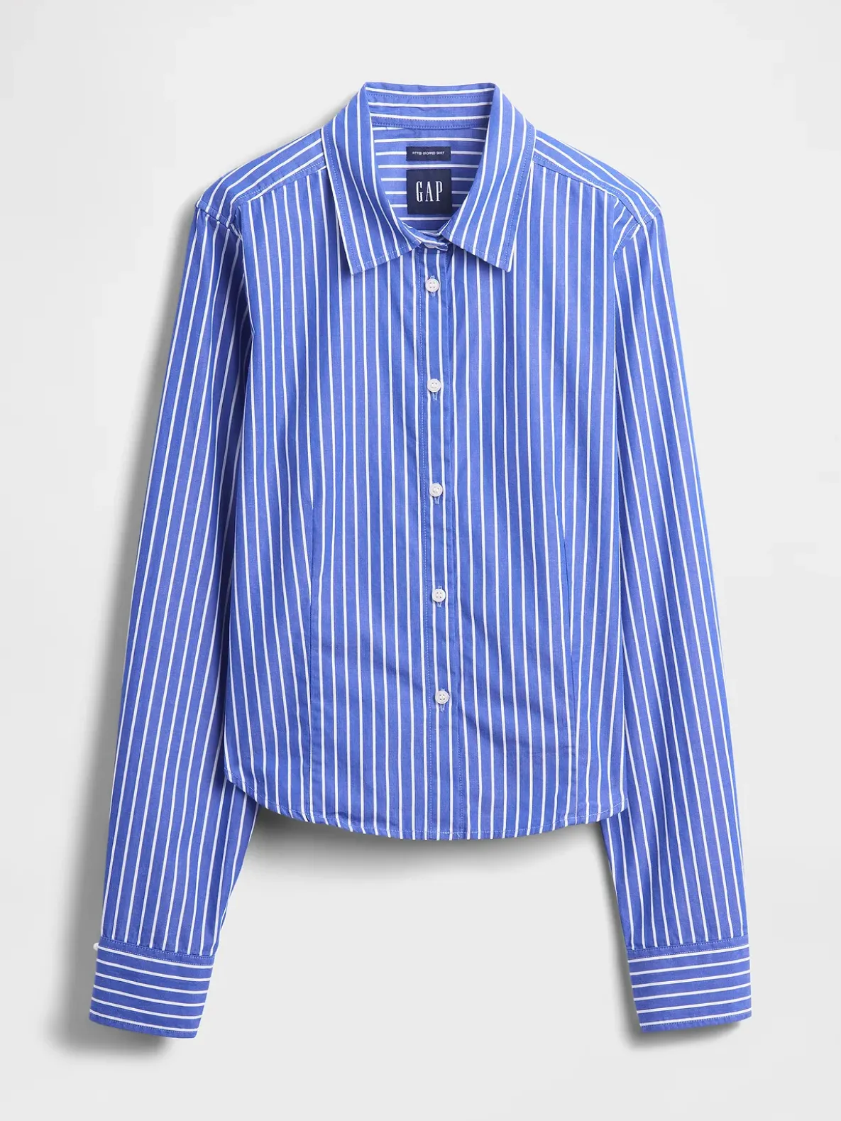Organic Cotton Fitted Crop Shirt