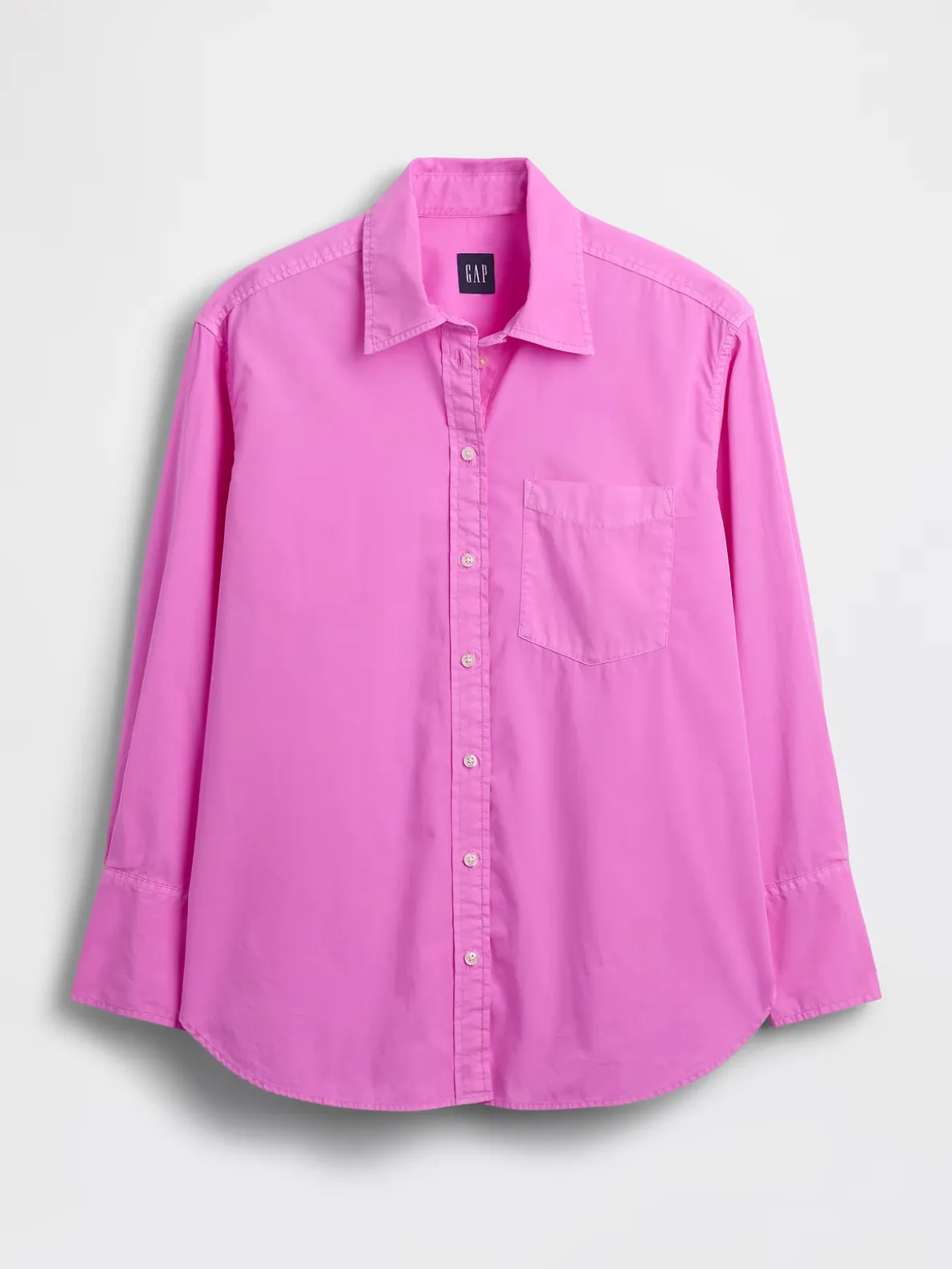 Organic Cotton Poplin Big Shirt