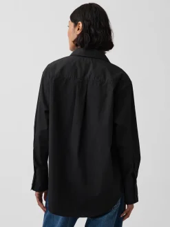 Organic Cotton Poplin Big Shirt