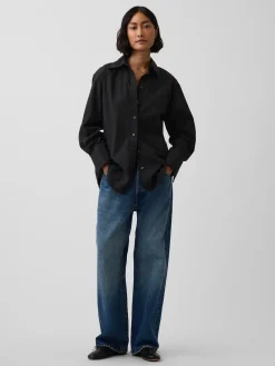 Organic Cotton Poplin Big Shirt