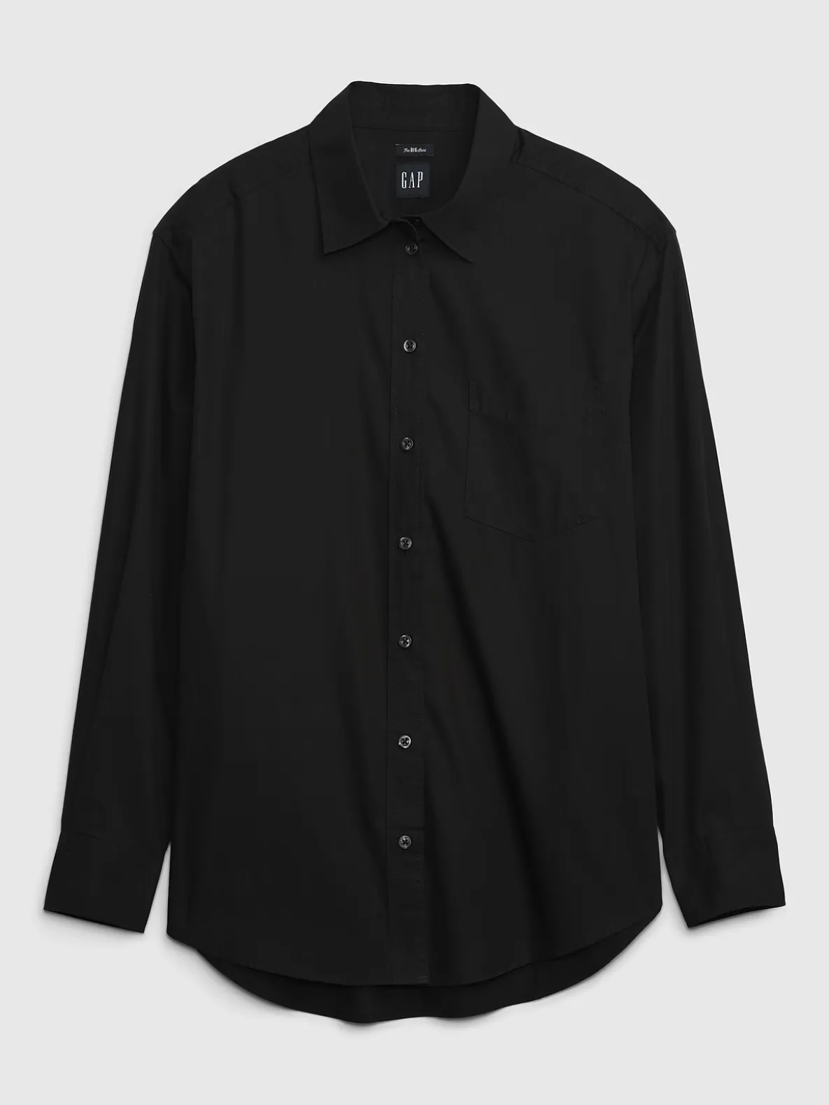 Organic Cotton Poplin Big Shirt