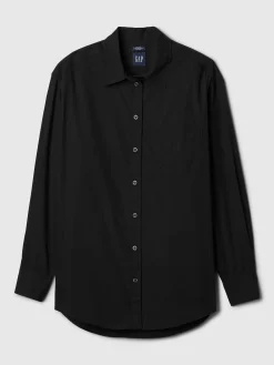 Organic Cotton Poplin Big Shirt