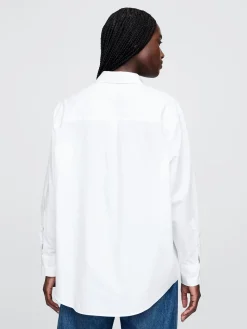 Organic Cotton Poplin Big Shirt