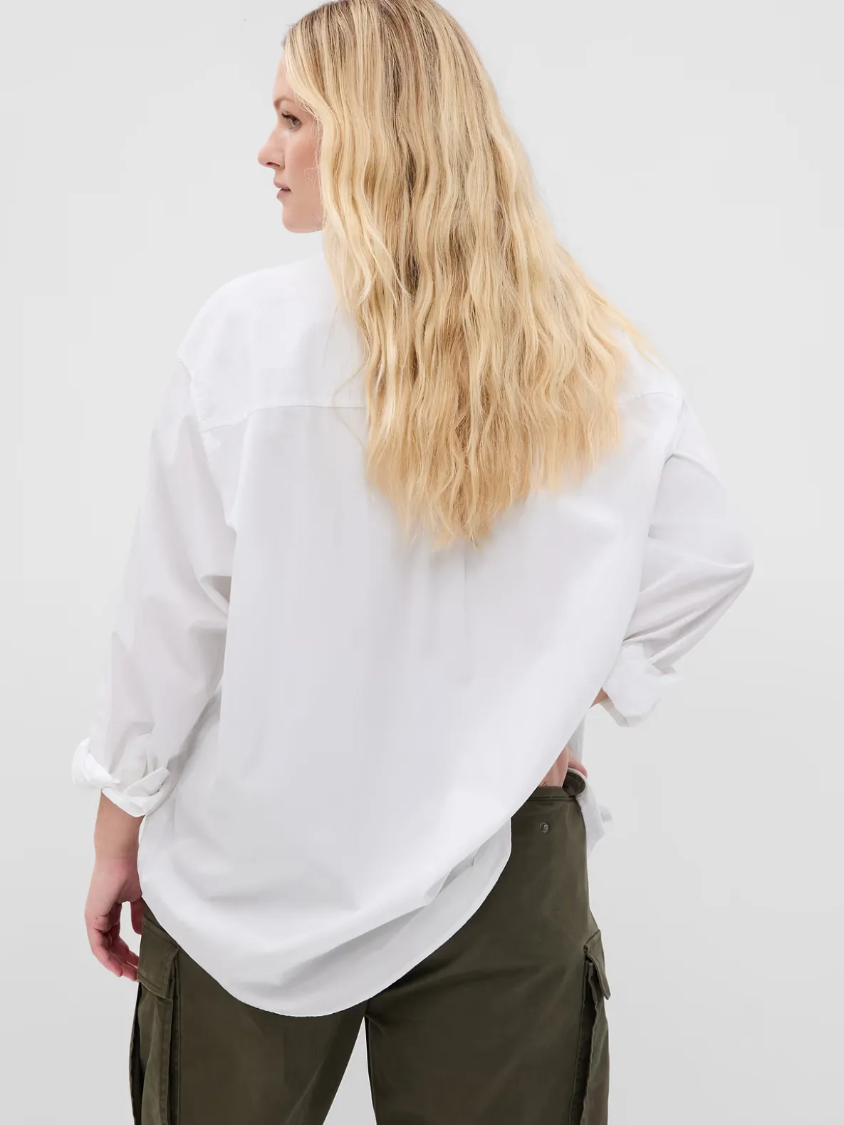Organic Cotton Poplin Big Shirt