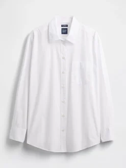 Organic Cotton Poplin Big Shirt