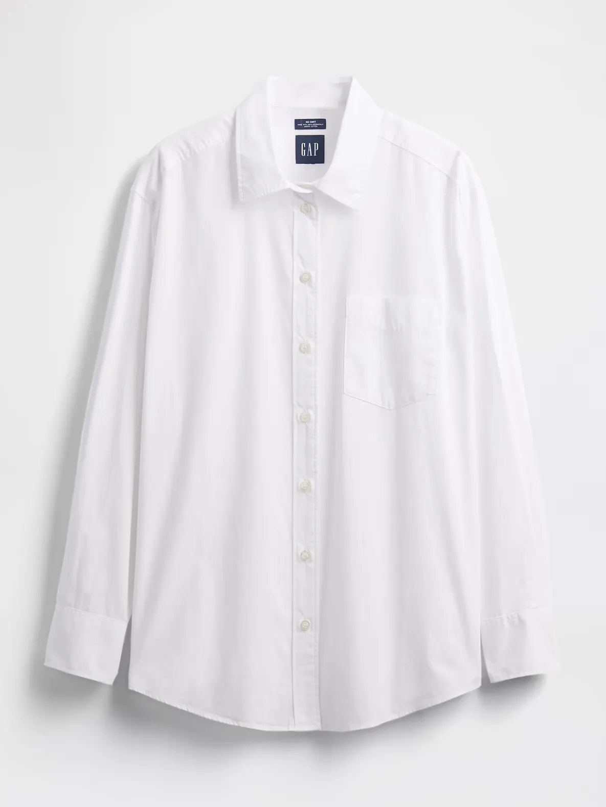 Organic Cotton Poplin Big Shirt