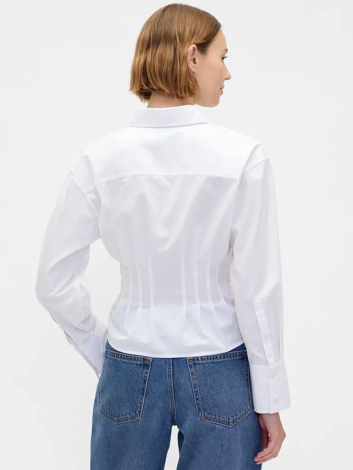 Organic Cotton Poplin Fitted Shirt