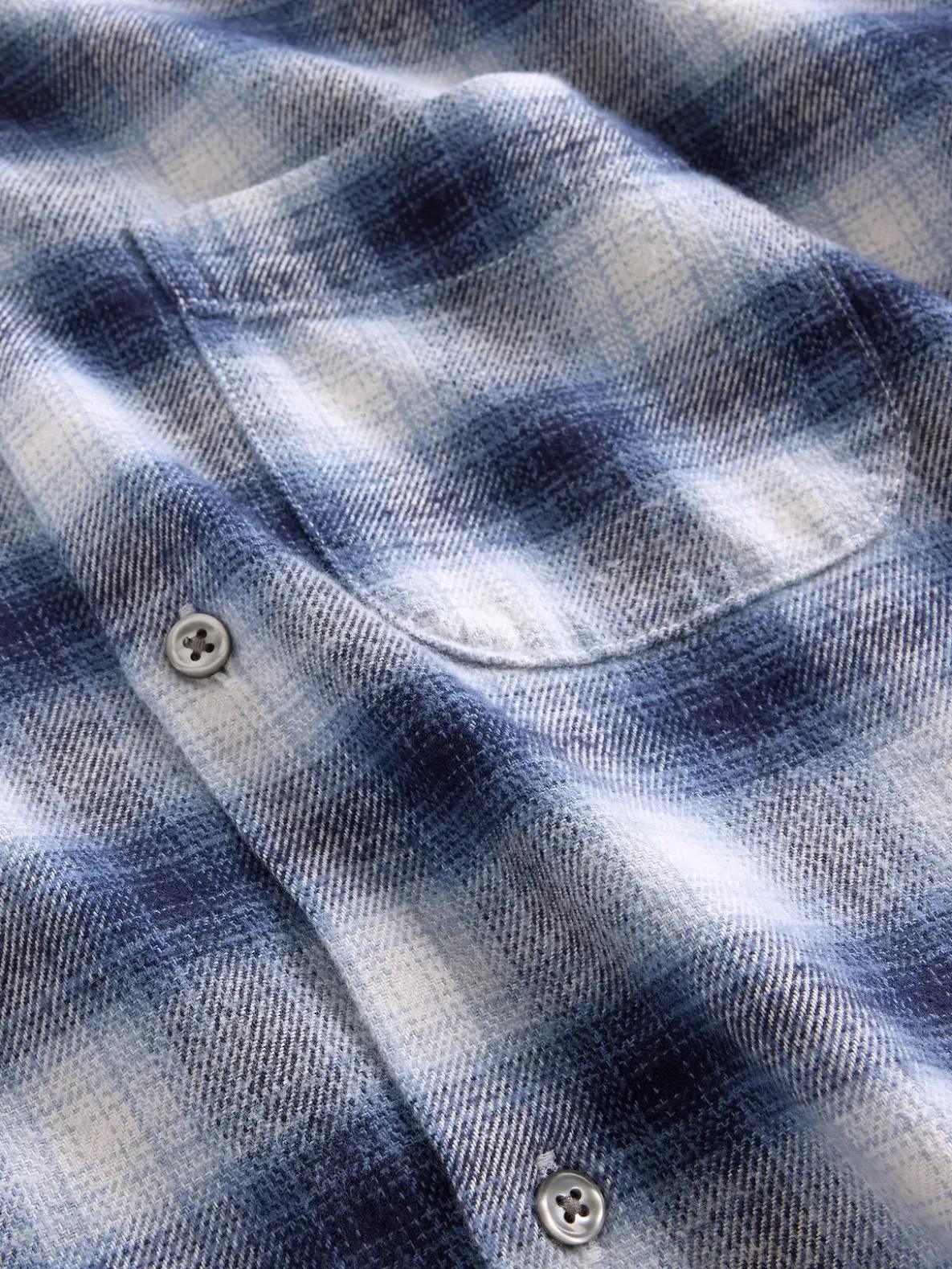 Organic Cotton Relaxed Flannel Shirt