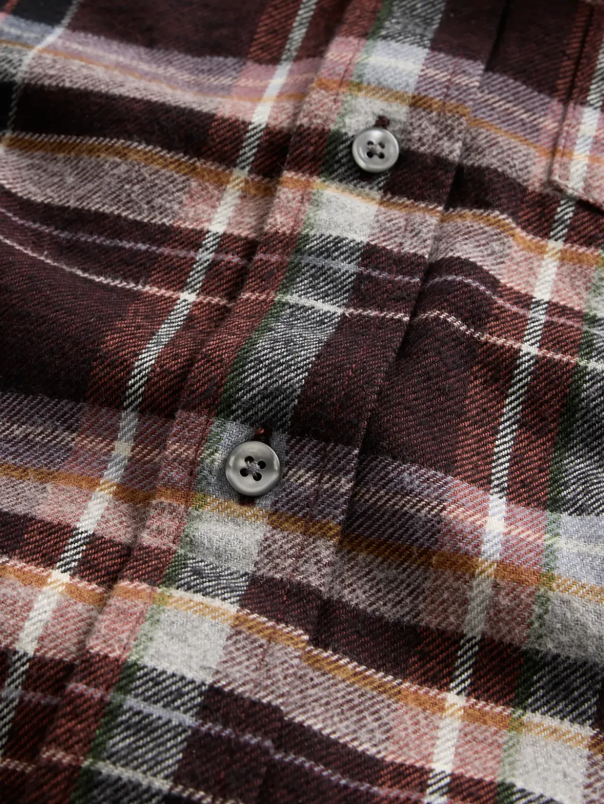 Organic Cotton Relaxed Flannel Shirt