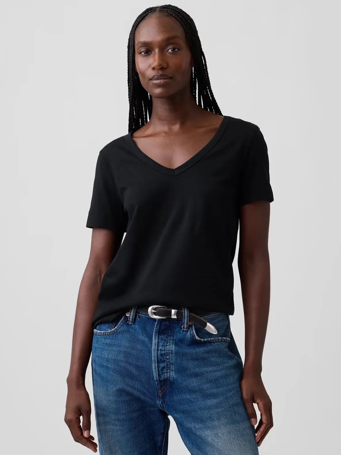 Organic Cotton VintageSoft V-Neck T-Shirt
