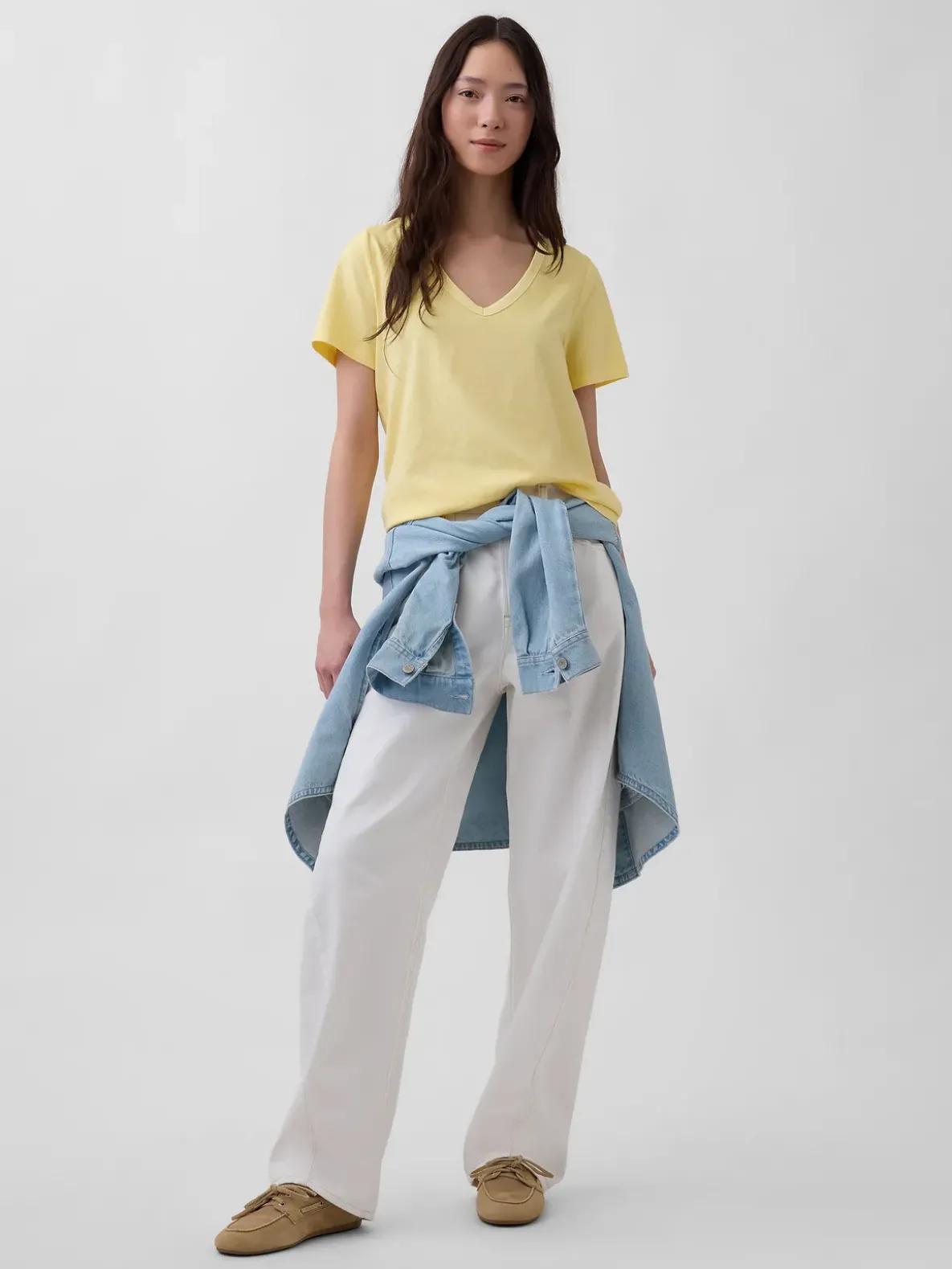 Organic Cotton VintageSoft V-Neck T-Shirt