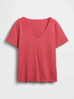 Organic Cotton VintageSoft V-Neck T-Shirt