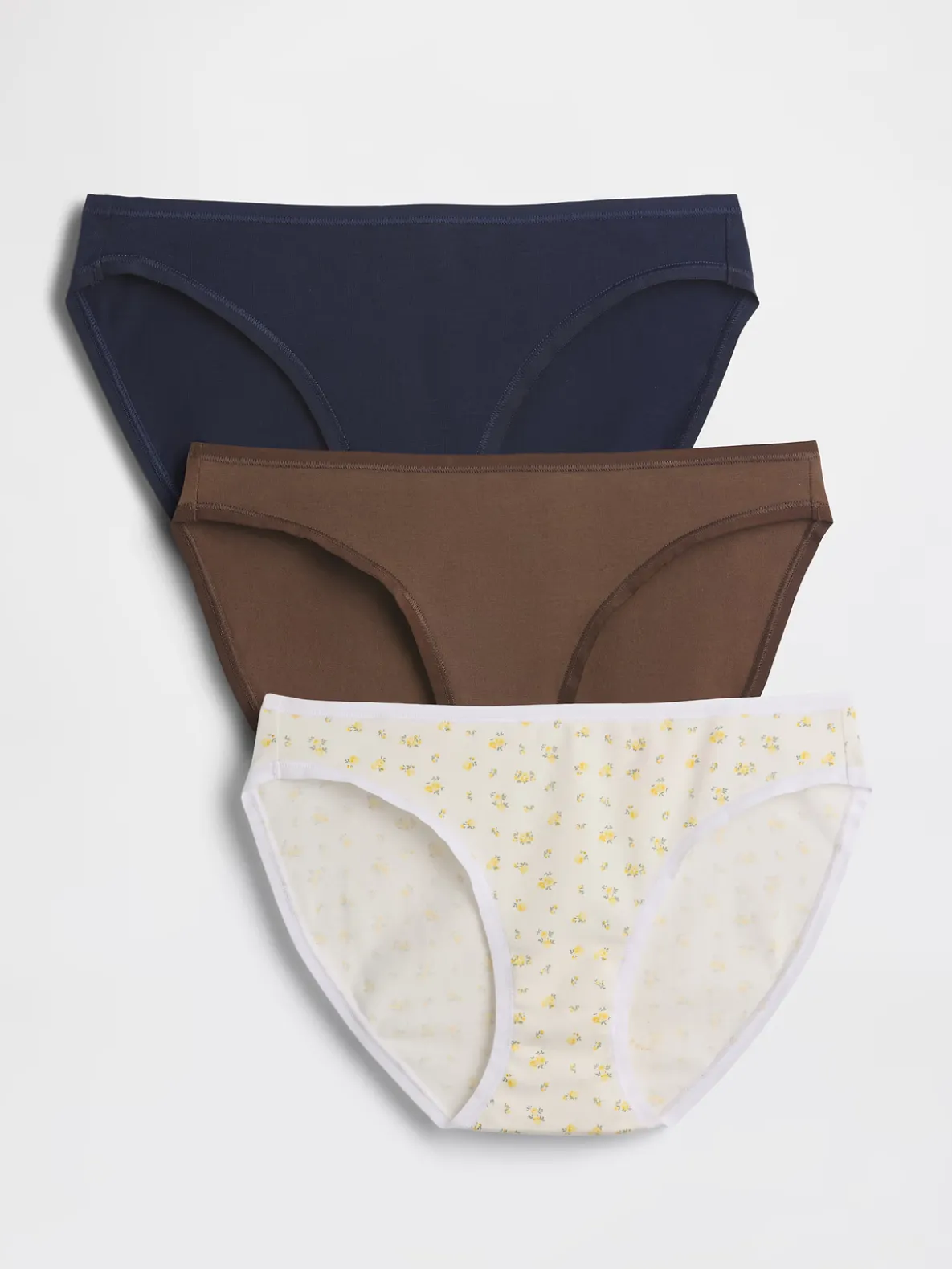 Organic Stretch Cotton Bikini (3-Pack)