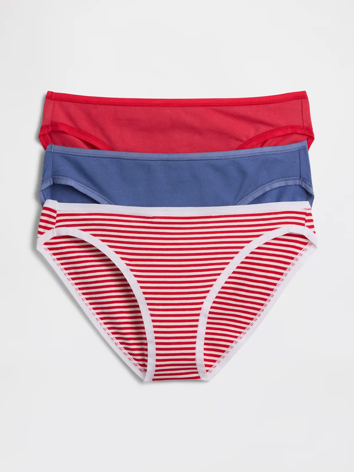 Organic Stretch Cotton Bikini (3-Pack)