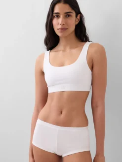 Organic Stretch Cotton Gap Logo Bralette