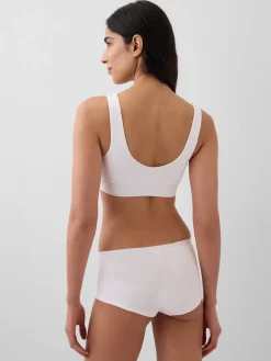 Organic Stretch Cotton Gap Logo Bralette