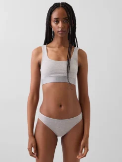Organic Stretch Cotton Gap Logo Bralette