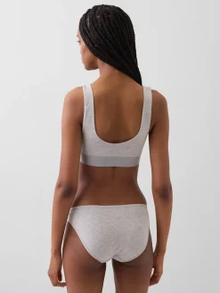 Organic Stretch Cotton Gap Logo Bralette