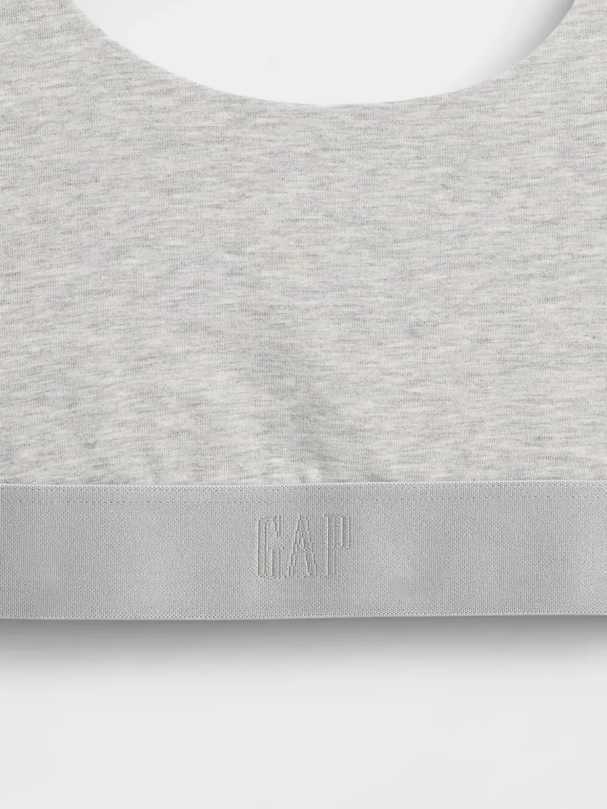 Organic Stretch Cotton Gap Logo Bralette