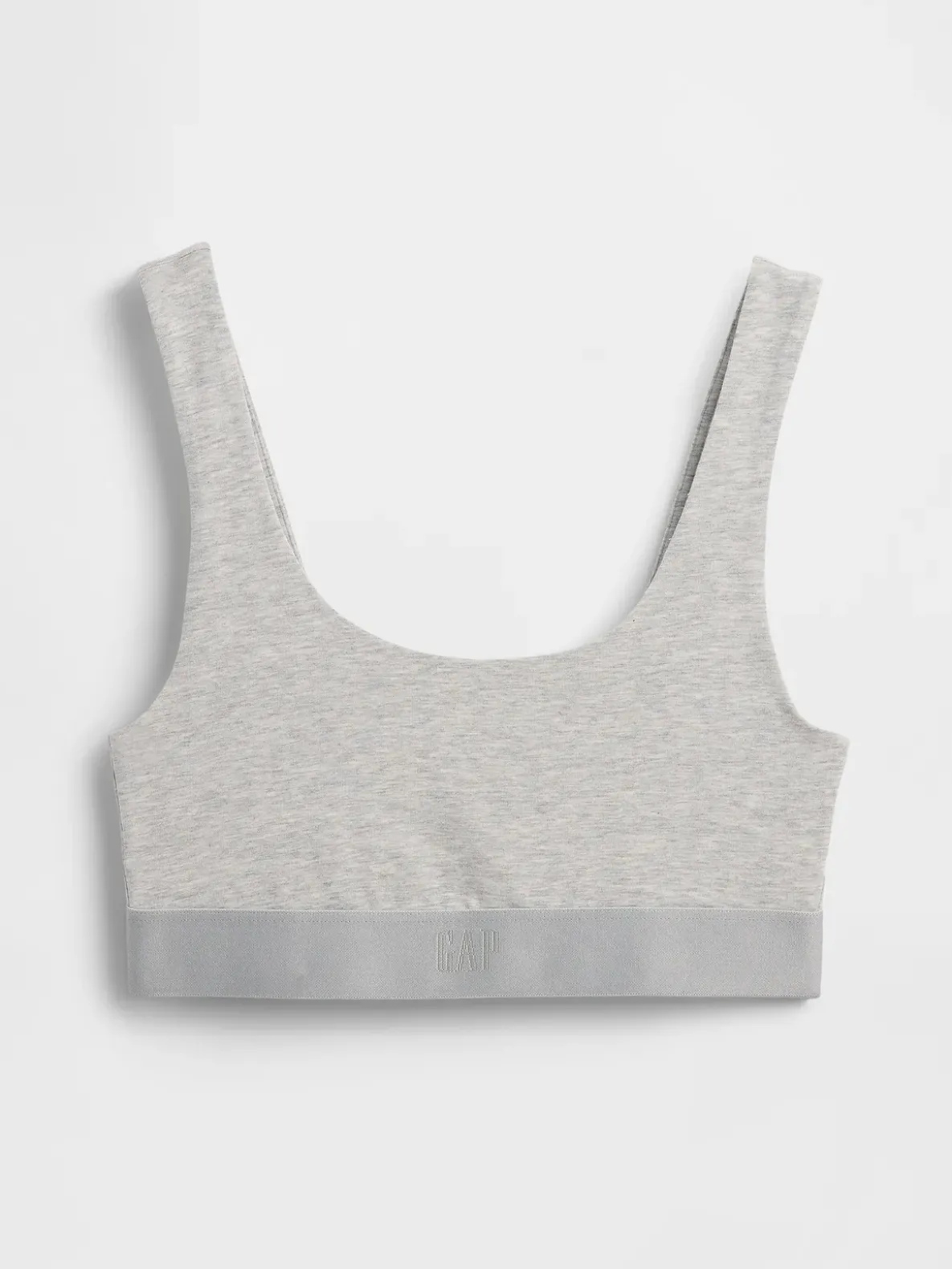 Organic Stretch Cotton Gap Logo Bralette