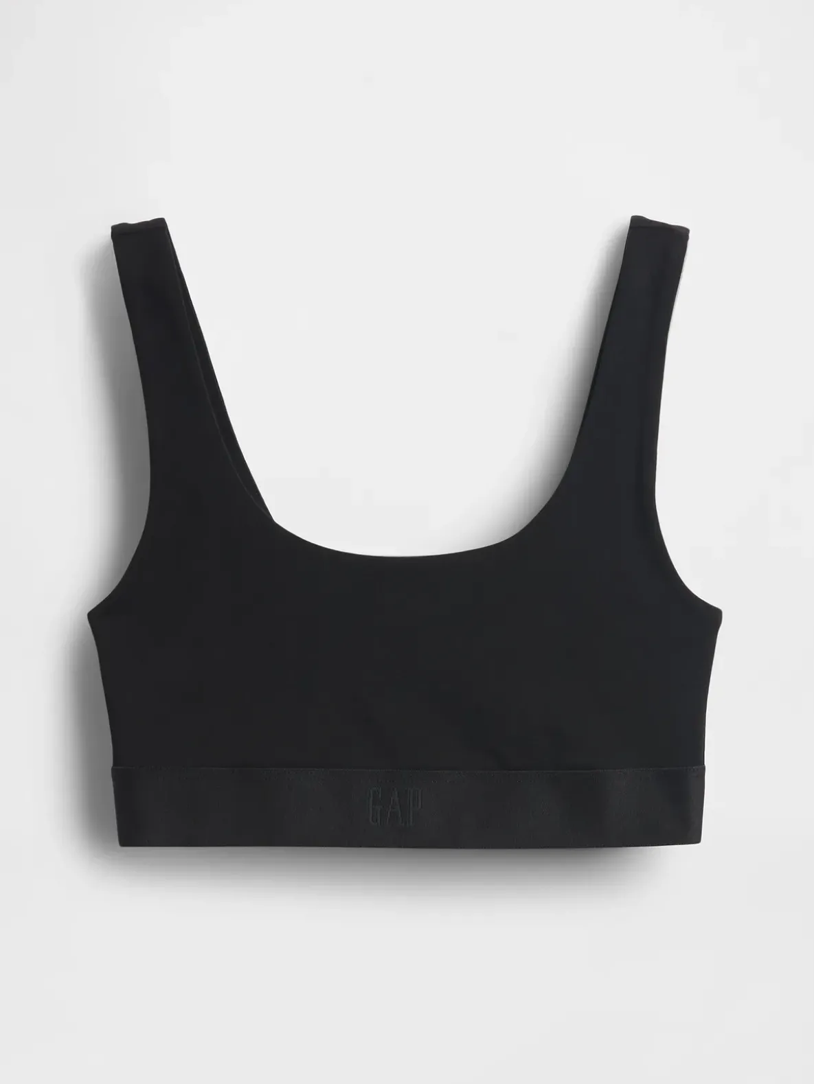 Organic Stretch Cotton Gap Logo Bralette