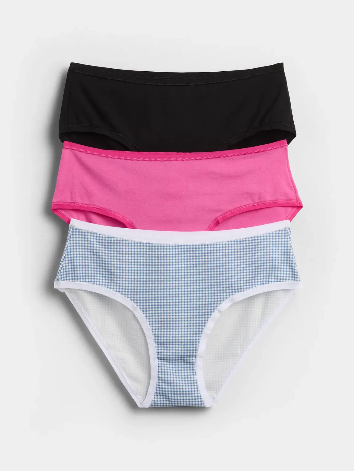Organic Stretch Cotton Hipster (3-Pack)