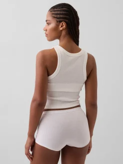 Organic Stretch Cotton High Rise Shorty