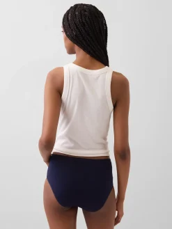 Organic Stretch Cotton High Rise Bikini