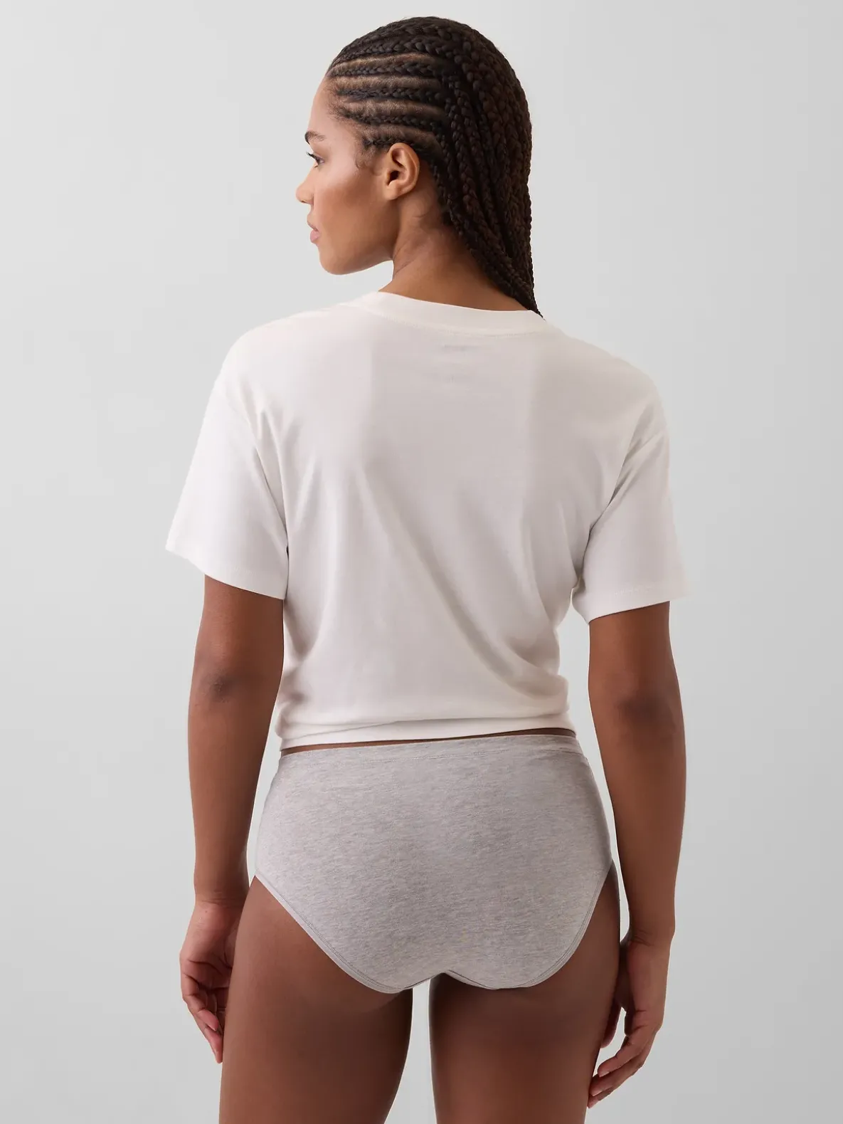 Organic Stretch Cotton High Rise Bikini