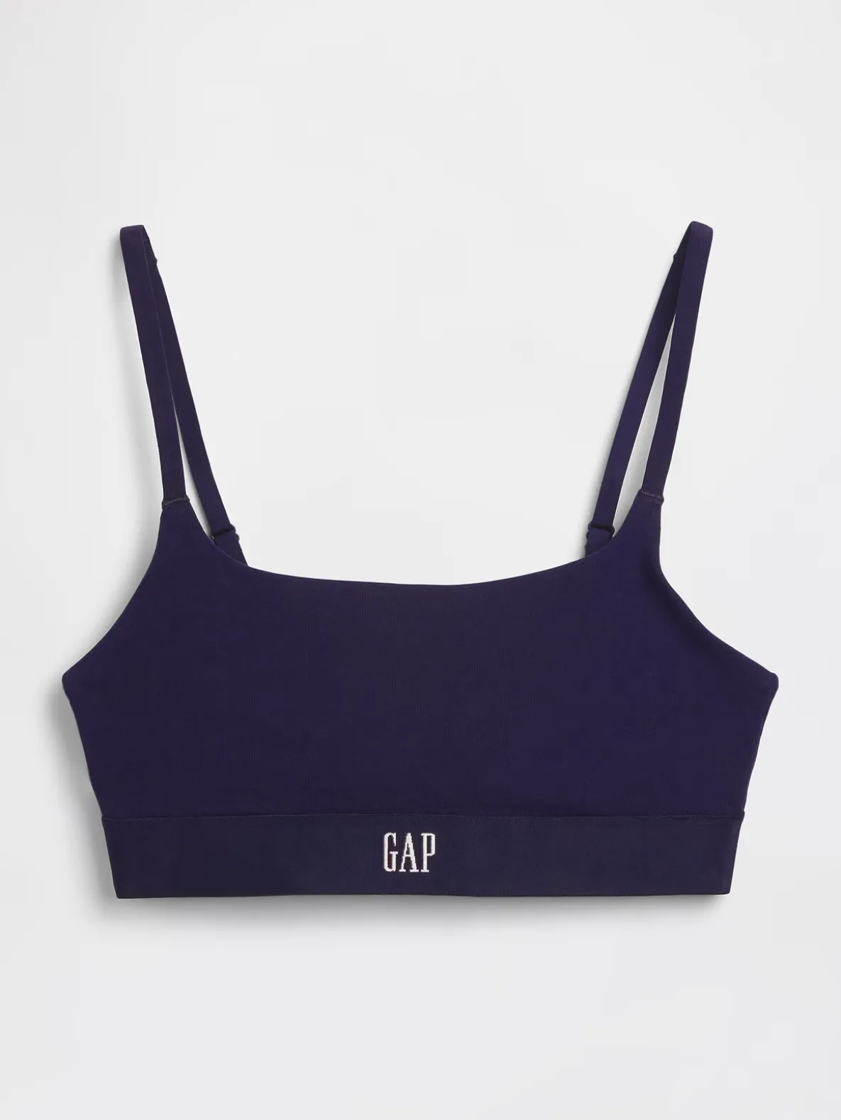 Organic Stretch Cotton Logo Bralette
