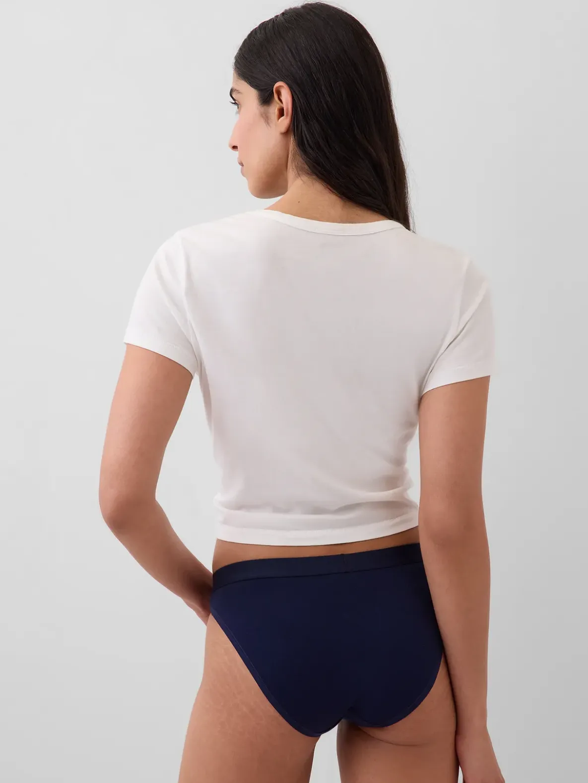 Organic Stretch Cotton Logo Bikini