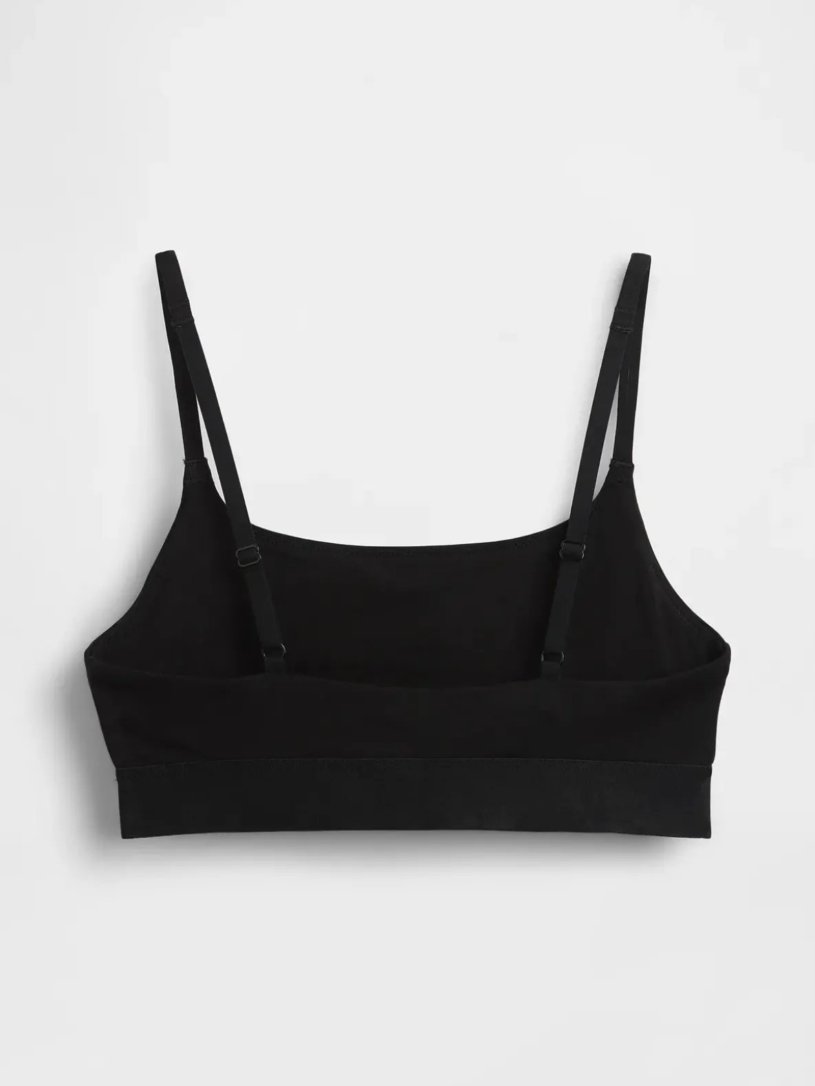 Organic Stretch Cotton Logo Bralette