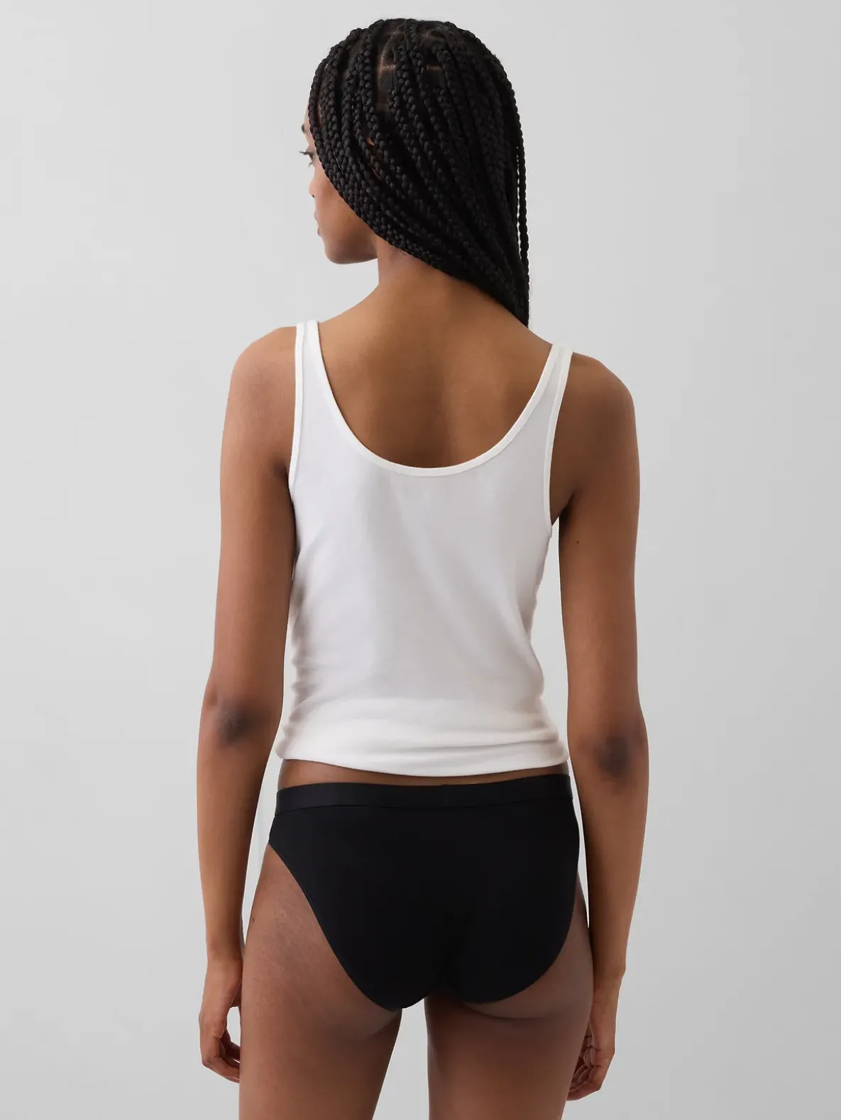 Organic Stretch Cotton Logo Bikini