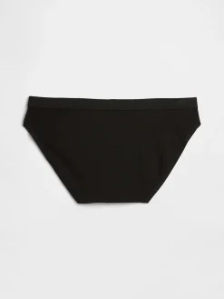 Organic Stretch Cotton Logo Bikini