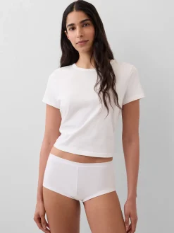 Organic Stretch Cotton Logo Bikini (3-Pack)