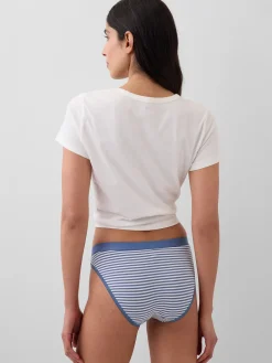 Organic Stretch Cotton Logo Bikini