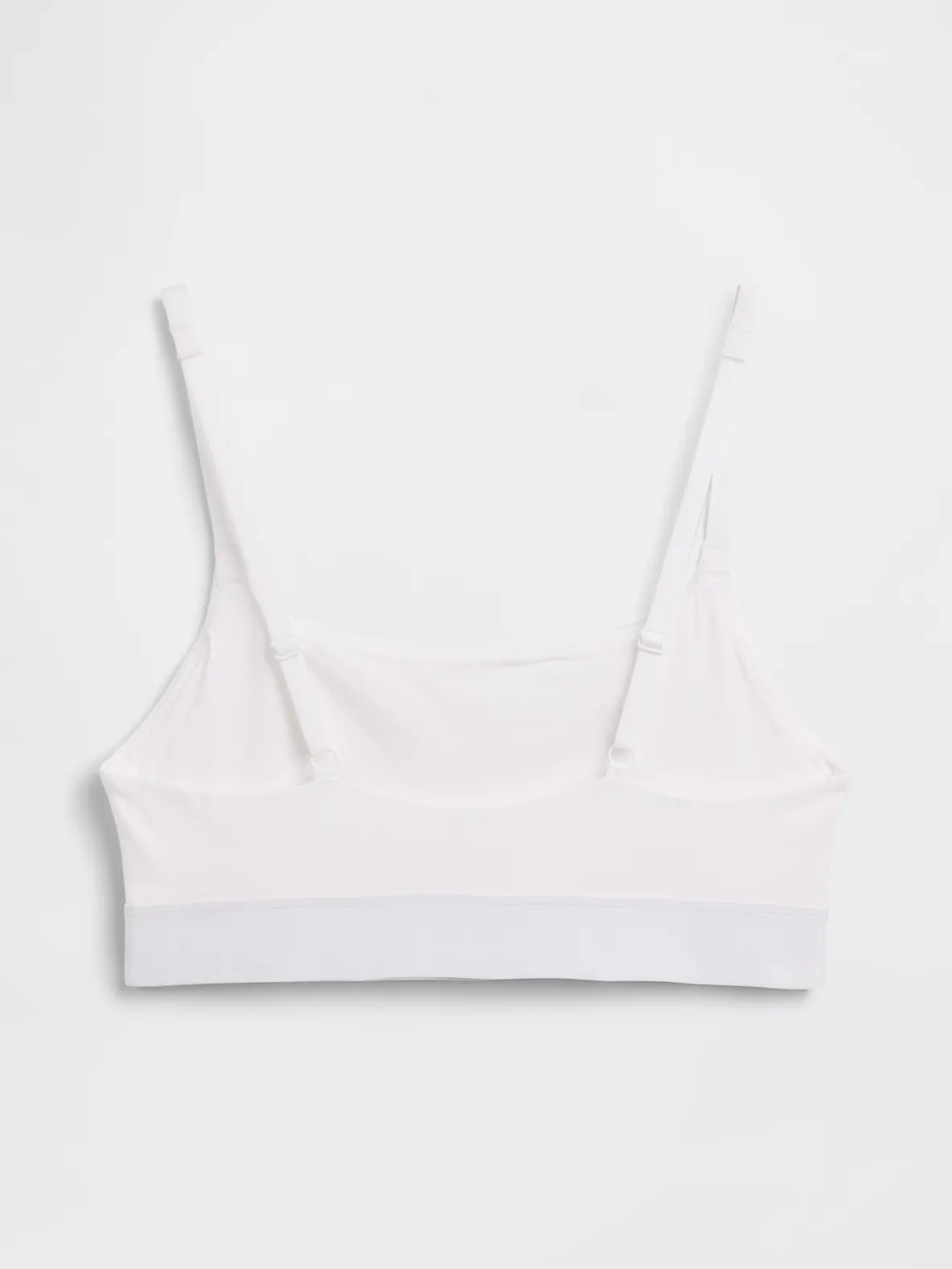 Organic Stretch Cotton Logo Bralette