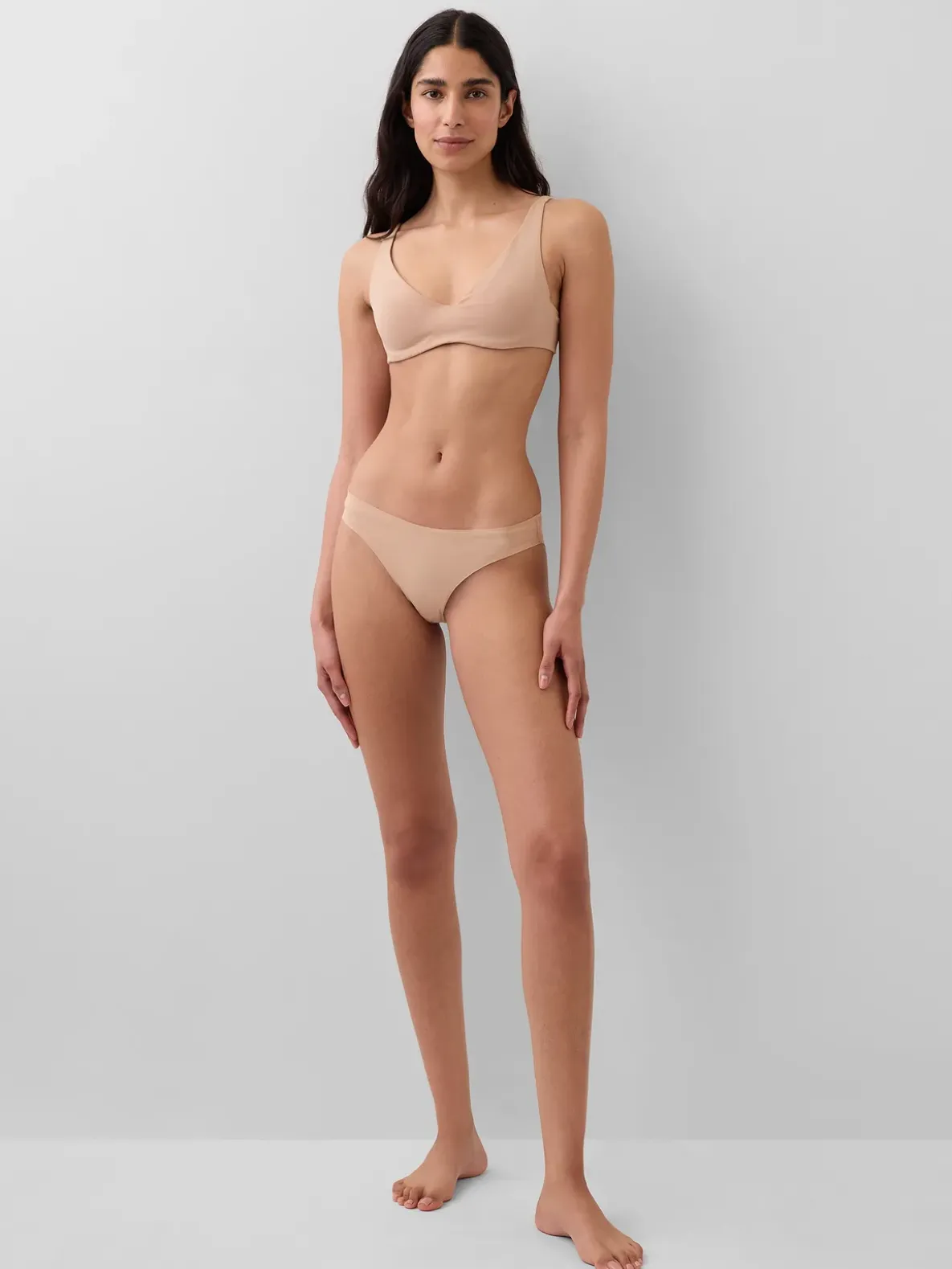 Organic Stretch Cotton No Show Bikini