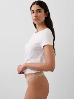Organic Stretch Cotton Thong