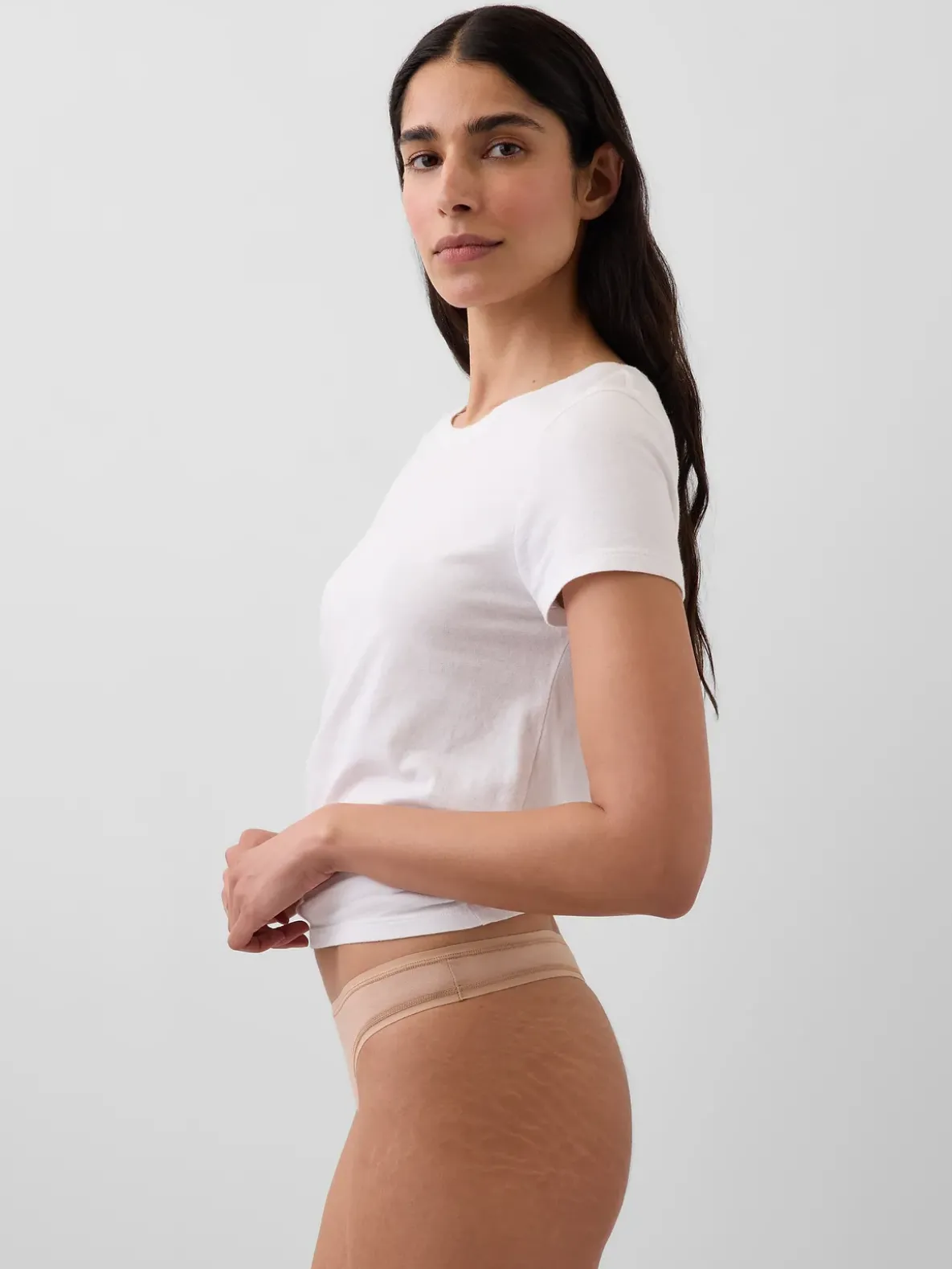 Organic Stretch Cotton Thong
