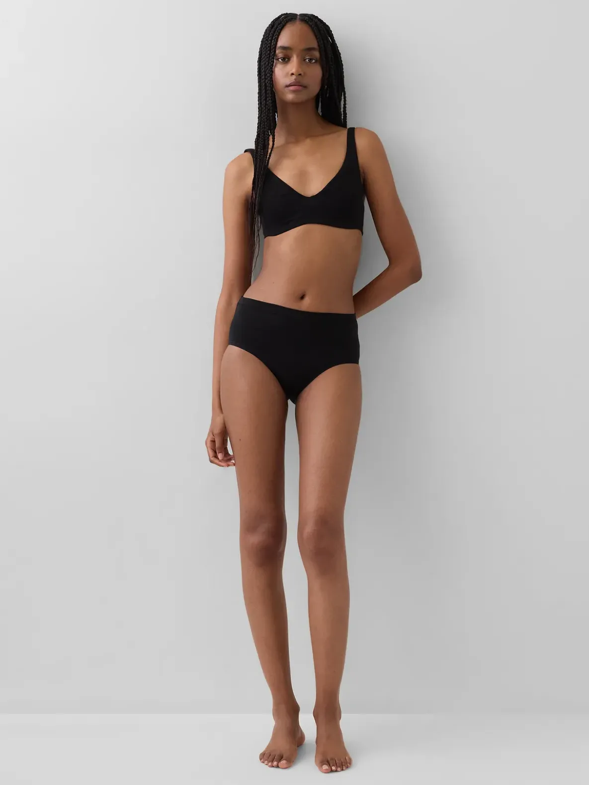 Organic Stretch Cotton Unlined Bra